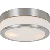 QAZQA Moderne udendørs loftslampe stål 23 cm IP44 - Flavi