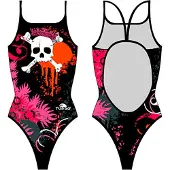 Turbo Flowers And Skulls Badetøj
