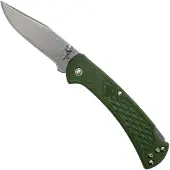 Buck 112 Slim Select Lockback foldekniv, olivengrønn