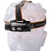 Fenix HM70R, Hovedbånd lommelygte, Sort, IP68, LED, 5 lm, 1600 lm