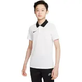Nike Football Shirt Dri-fit Park 20 Polo Junior - White, størrelse Large