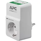 Schneider Electric Essential Surgearrest PM1WU2 - Strømstødsbeskytter - AC 230 V - output-stikforbindelser: 1 - Tyskland - hvid