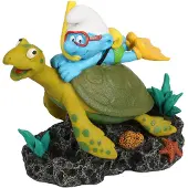 Diverse Smurf With Turtle Figur