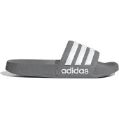 Adidas Pantoletter 'Adilette' grå / hvid