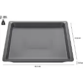 Bosch HEZ632070 - Universalpande - antracit (sort)