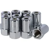 Schwarz Right Chain Guide Nut Cykelkædestift 10 Enheder