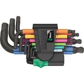Wera 950/9 Hex-Plus Multicolour 2 Allen Allen key set 9-piece