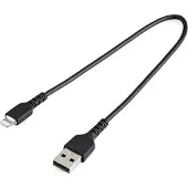 StarTech.com 30CM USB TO LIGHTNING CABLE APPLE MFI CERTIFIED - BLACK