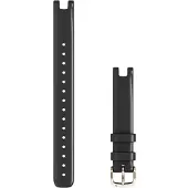 Garmin Erstatningsbånd til Lily GPS Smartwatch - Sort Italiensk Læder (Stor)