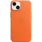 Apple iPhone 14 Læder Cover med MagSafe MPP83ZM/A - Orange