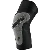 100% knæbeskyttere 100% RIDECAMP Knee Guard black grey str. XL (NY)