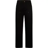 Carhartt WIP Lærredsbukser curry / sort / hvid