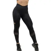 Nebbia Push-up Intense Heart-shaped Gold Leggings Med Høj Talje