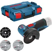 Bosch AKKUVINKELSLIBER GWS 12V-76 SOLO L-BOXX - SOLO