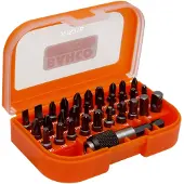 Bahco screwdriver bit and bit adapter set - 31 pieces