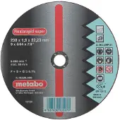 Metabo 616229000, Skæreskive, Fladcenter, Stål, , 2,22 cm, 23 cm