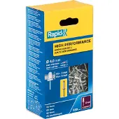 Rapid 5001432 Aluminium Nitte 4x8 Mm 500 Enheder