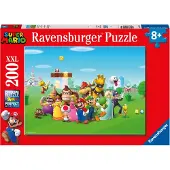 Ravensburger Puslespil - 200 Brikker - Super Mario Adventure - - OneSize - Puslespil