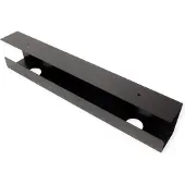 Value kabelbakke, sort, stål 600x114x76 mm - til montering under bord