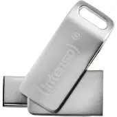 Intenso cMobile Line, 32 GB, USB Type-A / USB Type-C, 3.2 Gen 1 (3.1 Gen 1), 70 MB/s, Svirvel, Sølv