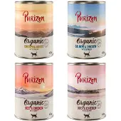 Purizon Organic 6 x 400 g - Mixpakke 4 varianter