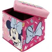 Disney Minnie Skammel med opbevaring (Sammenklappelig )