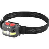 Ansmann HD250RS - Lommelygte til hovedet - LED x 2 - total: 9 W - sort
