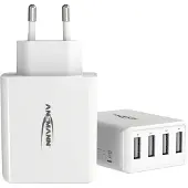 Ansmann HOME CHARGER HC430 USB- LADER / NETDEL 4 USB-PORTE