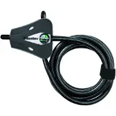 Master Lock 8417EURDPRO, Kabellås, Sort, Stål, Vinyl, Vinyl, Stål, 1800 mm