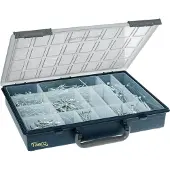 Raaco Assorter 55 4x8-15, Polypropylen (PP), Blå, 338 mm, 261 mm, 57 mm, 860 g