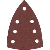 Milwaukee slibepapir sch/oscillerende delta 100 mm x 147 mm P180, 7 huller (10 stk.)