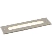QAZQA Moderne jordspot stål 30 cm inkl. LED IP65 - Eline