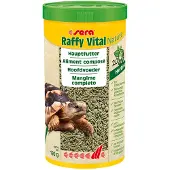 Sera Raffy Vital Nature, Skildpadde, Universel, wheat flour, corn starch, herbs, alfalfa, sea algae, wheat gluten, stinging nettle, brewers yeast,..., 1000 ml, 190 g