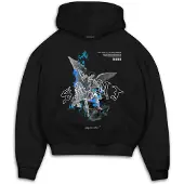 MJ Gonzales Sweatshirt 'SAINT V.1' blå / grå / sort / hvid