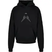 MJ Gonzales Sweatshirt 'Higher Than Heaven' sort / hvid