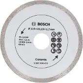 Bosch Powertools Bosch - Diamantskæreskive - for keramik - 115 mm - for UniversalGrind 18V-75