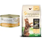 Applaws Økonomipakke: 48 x 156 g i bouillon - Kyllingebryst & Ost