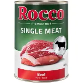 Rocco Økonomipakke: Single Meat 12 x 400 g - Okse