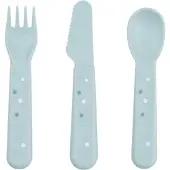 Done by Deer Happy Dots foodie bestikssæt 3 dele Blue