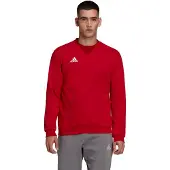 Adidas Entrada 22 Sweat Top Sweatshirt - Red, størrelse Medium