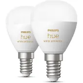 Philips Hue White ambiance E14 Intelligent kronepære (2-pakke)