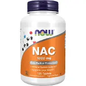 Now , NAC, 1,000 mg, 120 Tabletter