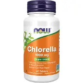 Now , Chlorella, 1.000 mg, 60 Tabletter