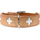 Hunter Halsbånd Swiss - Beige - 42 cm