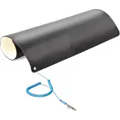 StarTech.com LG-ANTI-STATIC-MAT Antistatisk ESD-Måtte 58x119 cm – Beige Underlag med Jordledning