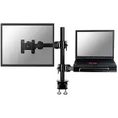 NeoMounts FPMA-D960NOTEBOOK - Monteringssæt - fuld bevægelse - for LCD display / notebook - sort - skærmstørrelse: 10-27 - klemmemonterbar, skrivebordsmonterbar