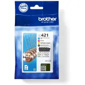 Brother LC 421VAL 4-Pack Ink Black/Yellow/Cyan/Magenta