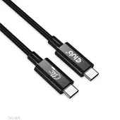 Club 3D - USB-kabel - USB-C (han) til USB-C (han) - USB4 Gen2x2 - 48 V - 5 A - 2 m - tovejs, 4K60 Hz support, op til 240 W strømforsyningssupport, forlænget strømrækkevidde (EPR)