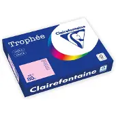 Clairefontaine Farvet papir, Trophée, A4, 80g, 1973, pink, pakke a 500 ark