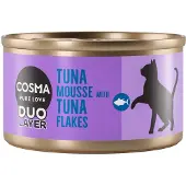 Cosma DUO Layer 24 x 70 g - Tunmousse med Tunstykker